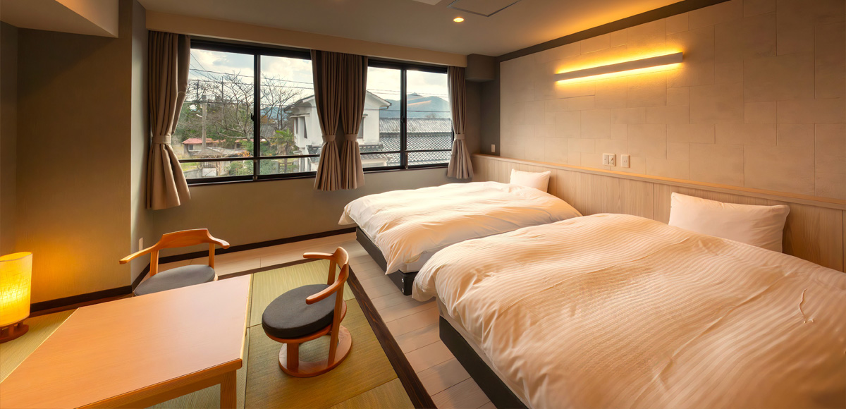 ロウリュサウナ＜ジャグジーバス付＞ 和洋Styleモダンルーム「粋凛 -すいりん-」