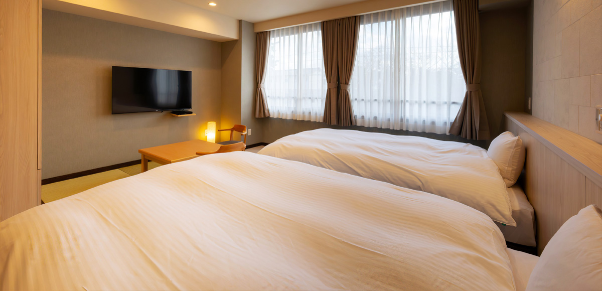 ロウリュサウナ＜ジャグジーバス付＞ 和洋Styleモダンルーム「粋凛 -すいりん-」